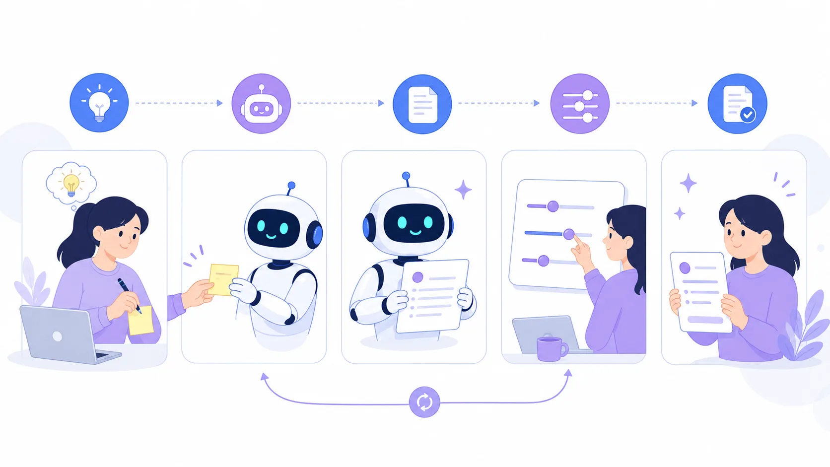 AI 工作流程 AI 工作流程資訊圖